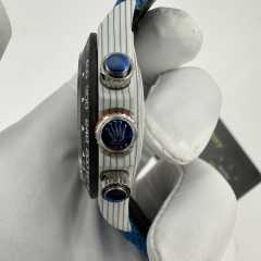 香港高仿手錶DIW廠碳纖維地通拿54克白色