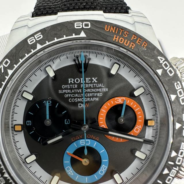 DIW廠勞力士Daytona碳纖維改裝款彩色盤