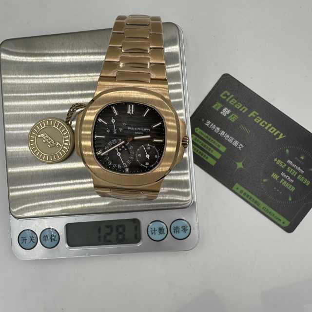 PPF廠百達翡麗5712玫瑰金48小時真動能顯示