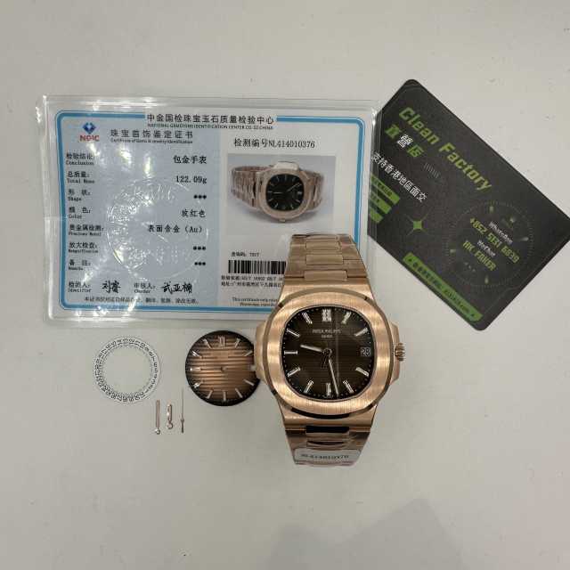 3K廠百達翡麗5711玫瑰金升級包金BUFF代用配件