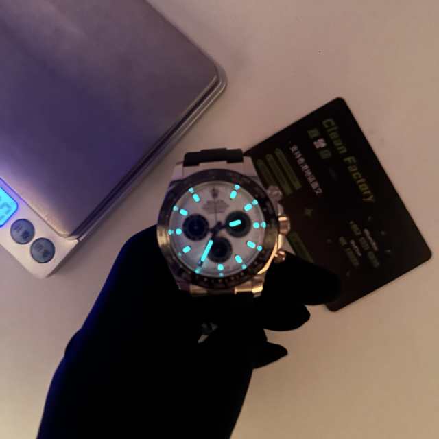 APS廠勞力士地通拿配重版本147克改裝真隕石錶盤