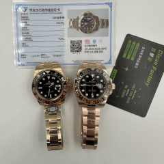 C廠勞力士GMT大閘蟹升級包金案例