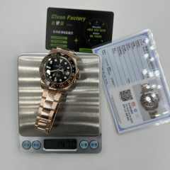 C廠勞力士GMT大閘蟹升級包金案例