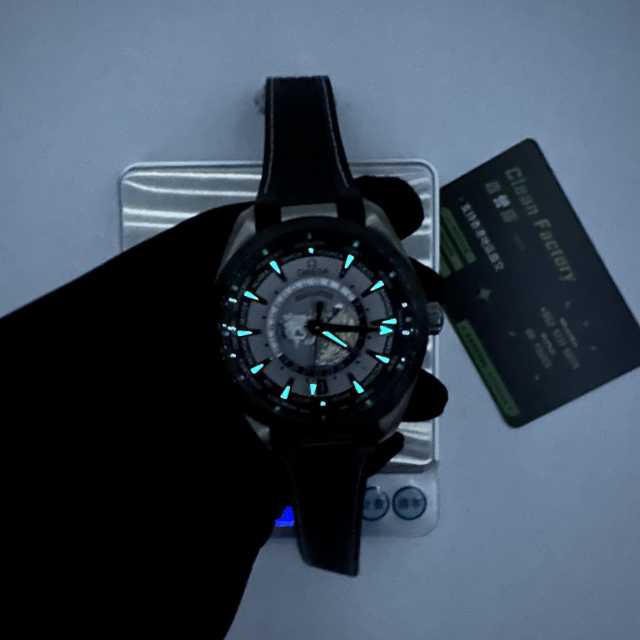 VS廠歐米伽海馬系列世界時腕錶實拍
