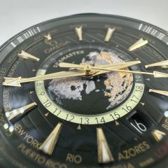 VS廠Omega海馬系列世界時綠地球腕錶實拍