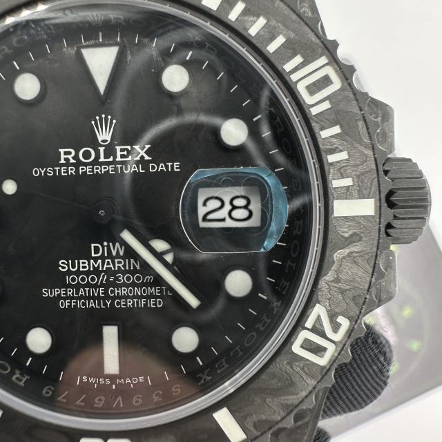 DIW勞力士碳纖維水鬼40mm實拍