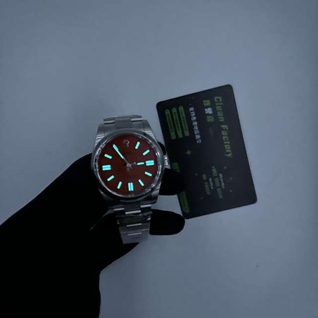 C廠勞力士恆動系列m124300-0007紅面