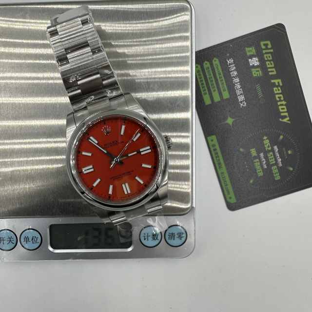 C廠勞力士恆動系列m124300-0007紅面