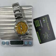 Clean廠勞力士蠔式恆動m124300-0004黃面