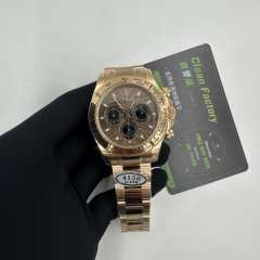 Clean廠Rolex地通拿V3m116505玫瑰金朱古力實拍