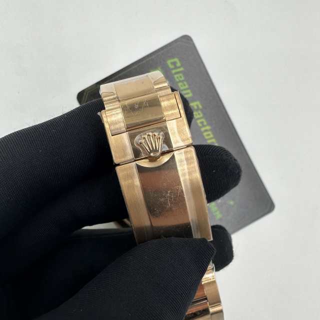 Clean廠Rolex地通拿V3m116505玫瑰金朱古力實拍