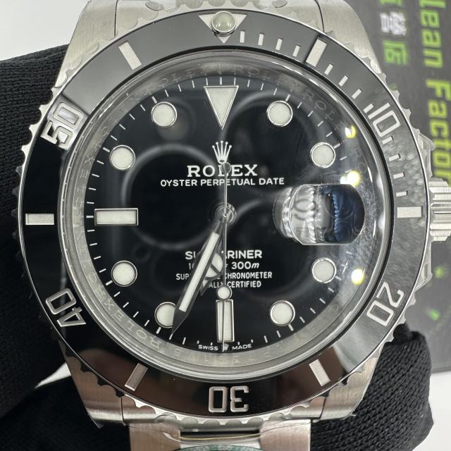 Clean廠勞力士黑水鬼m126610ln-0001實拍