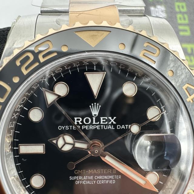 ARF廠勞力士GMT間金沙士圈126711配重版175克