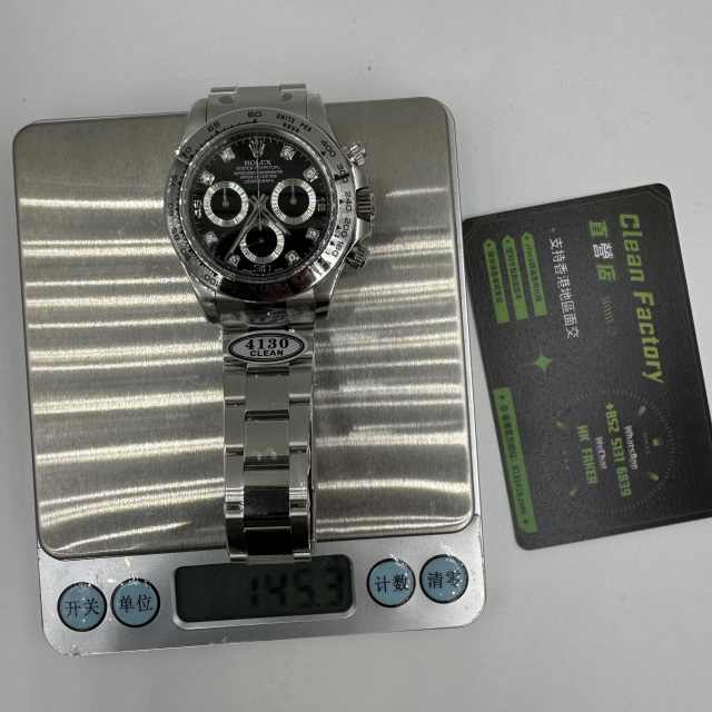 C廠勞力士地通拿V3版m116509-0055鑽丁丹東4130機芯