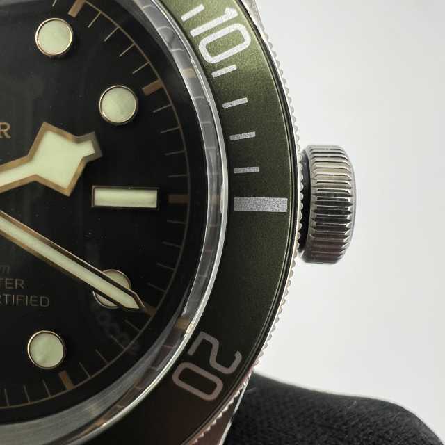 ZF廠帝舵碧彎系列M79230G橄欖綠41mm