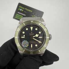 ZF廠帝舵碧彎系列M79230G橄欖綠41mm