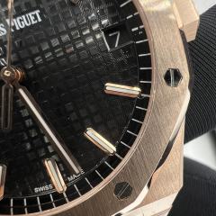 APS廠AP15500OR改裝代用錶盤升級18K包金真實案例