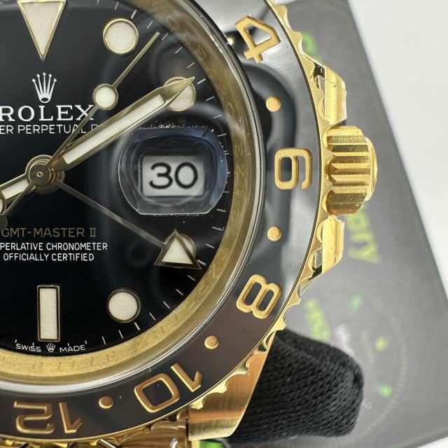 G廠勞力士格林尼治GMT配重款m126718皮蛋圈184克