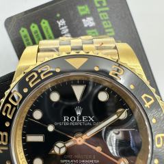 G廠勞力士格林尼治GMT配重款m126718皮蛋圈184克