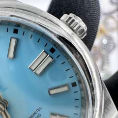 Clean廠勞力士蠔式恆動m126000-Tiffany藍