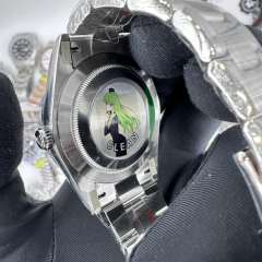 Clean廠勞力士蠔式恆動m126000-Tiffany藍