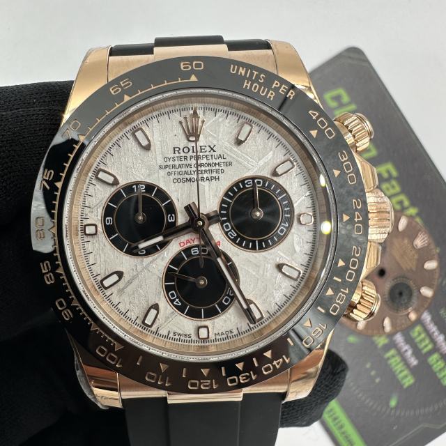 BT廠勞力士玫瑰金地通拿m116515改裝隕石面