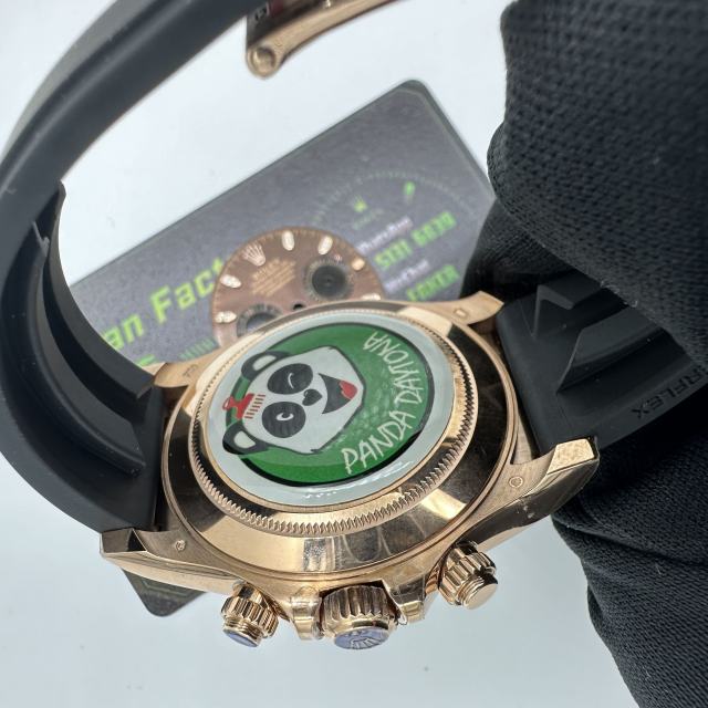 BT廠勞力士玫瑰金地通拿m116515改裝隕石面