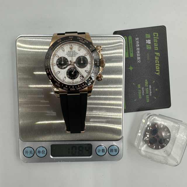 BT廠勞力士玫瑰金地通拿m116515改裝隕石面