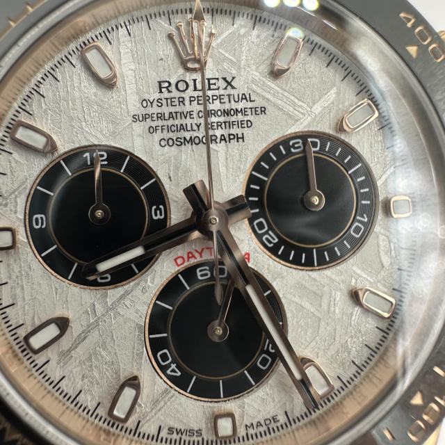 BT廠勞力士玫瑰金地通拿m116515改裝隕石面
