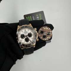 BT廠勞力士玫瑰金地通拿m116515改裝隕石面