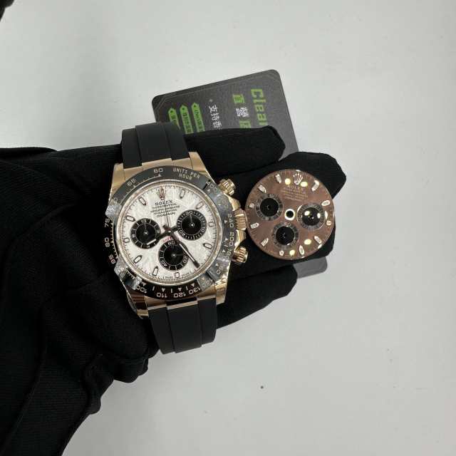 BT廠勞力士玫瑰金地通拿m116515改裝隕石面
