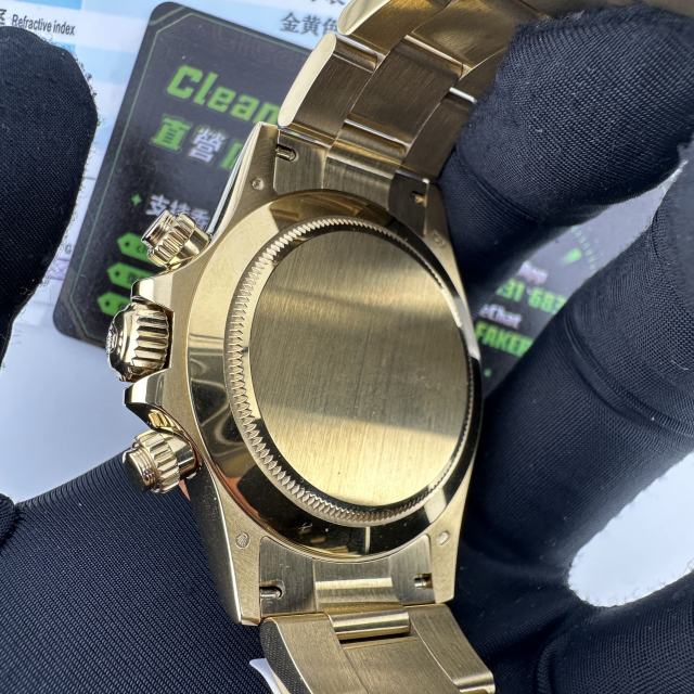 Clean廠綠金地改裝真隕石錶盤升級18K包金案例