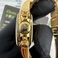 Clean廠綠金地改裝真隕石錶盤升級18K包金案例