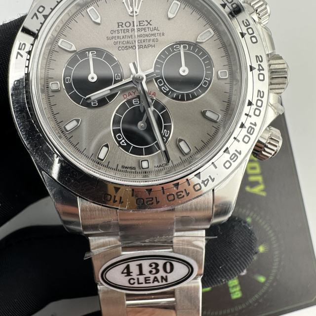 C廠勞力士白金地通拿m116509-0072丹東4130機芯