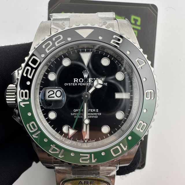 ARF廠勞力士GMT雪碧圈m126720一體3285機芯