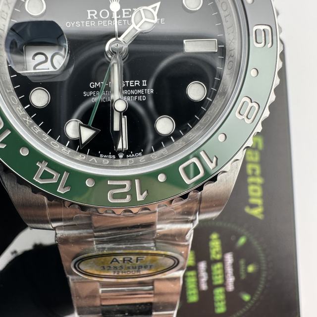 ARF廠勞力士GMT雪碧圈m126720一體3285機芯