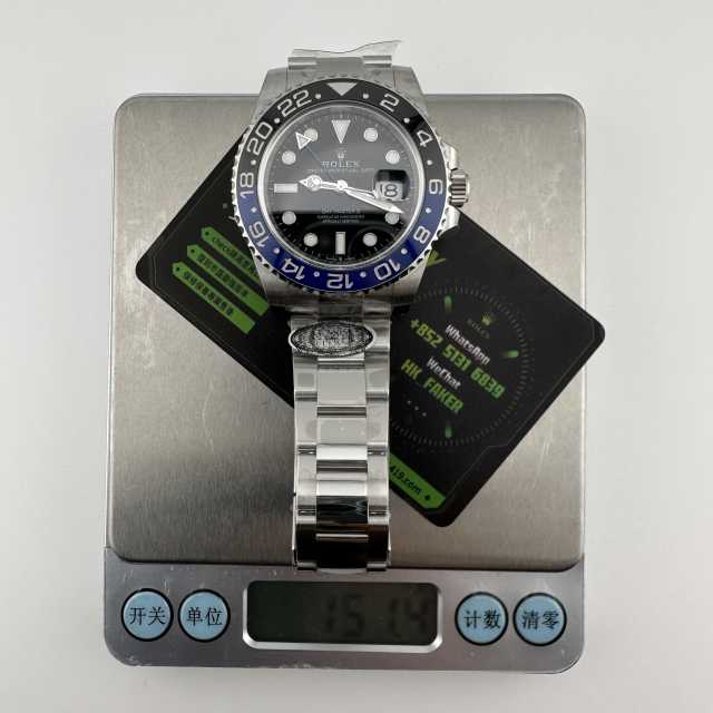 Clean廠勞力士格林尼治國米圈三板帶丹東3285機芯