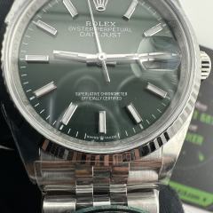 C廠勞力士薄荷綠日誌36mm上海3235機芯