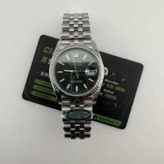 C廠勞力士薄荷綠日誌36mm上海3235機芯