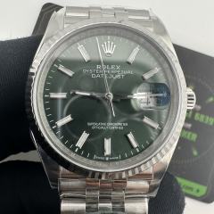 C廠勞力士薄荷綠日誌36mm上海3235機芯