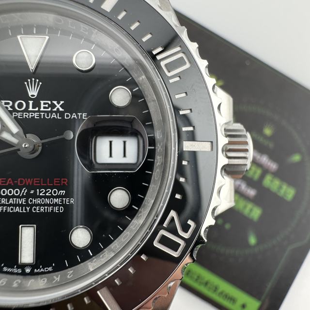 VS廠勞力士單紅鬼王m126600-0002實拍