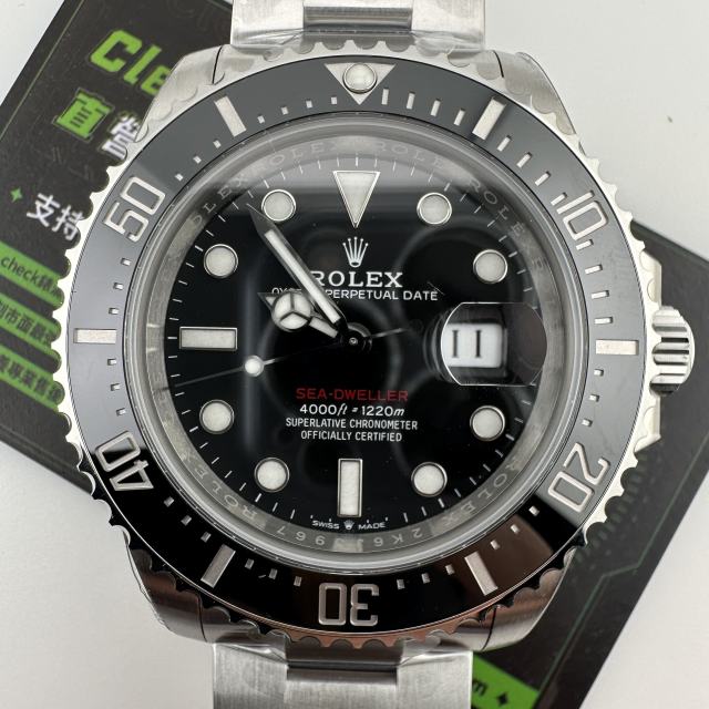 VS廠勞力士單紅鬼王m126600-0002實拍