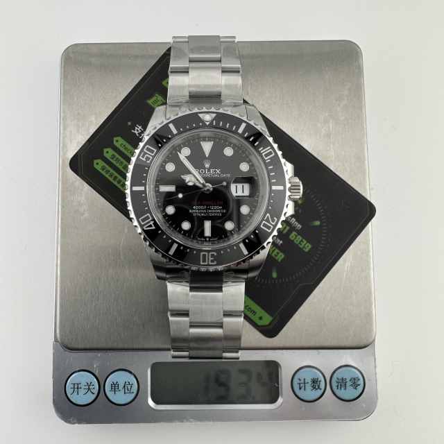 VS廠勞力士單紅鬼王m126600-0002實拍