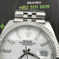 Clean廠勞力士日誌型m126334-0010白面