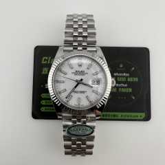 Clean廠勞力士日誌型m126334-0010白面