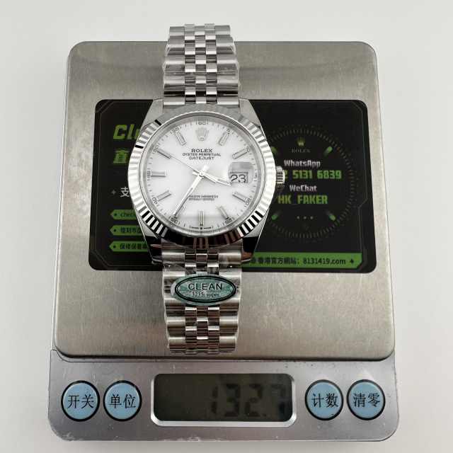 Clean廠勞力士日誌型m126334-0010白面