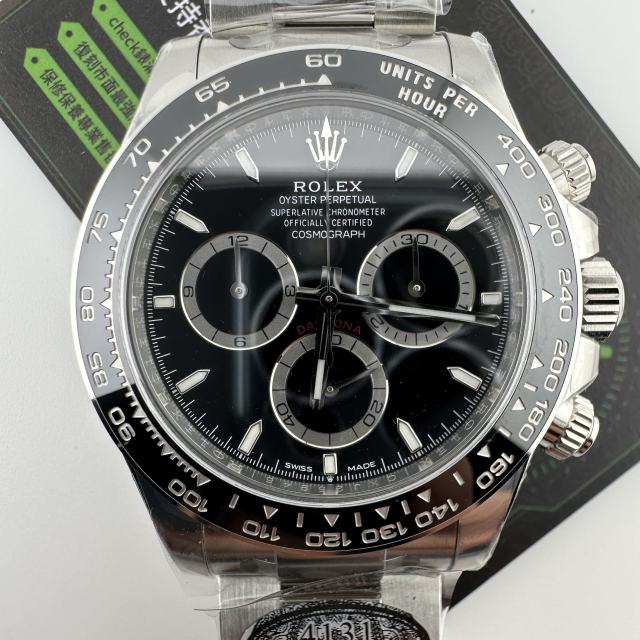 Clean廠勞力士地通拿m126500ln-0002黑陶地4131實拍