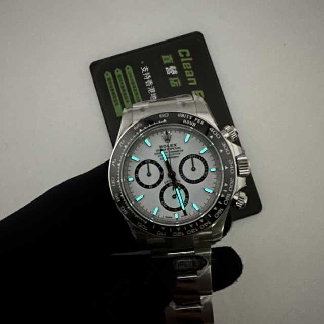 Clean廠勞力士地通拿m126500ln-0001熊貓地4131實拍