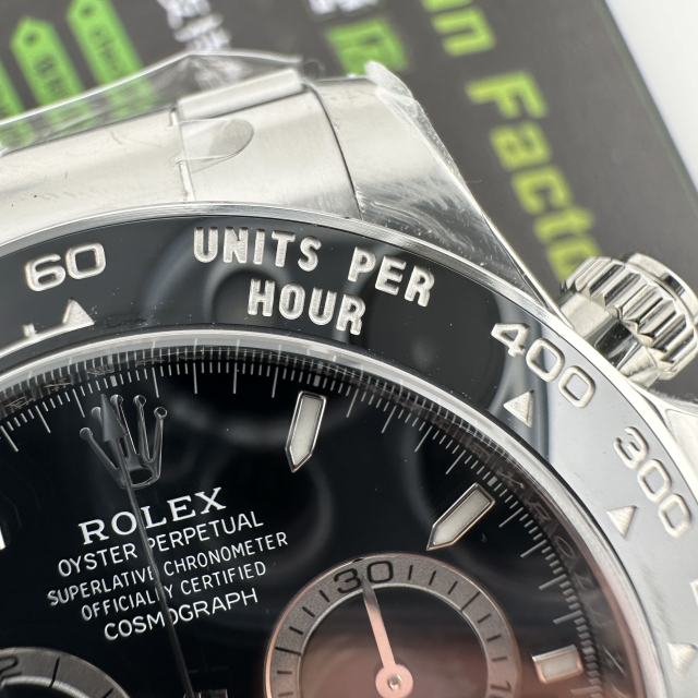 Clean廠勞力士地通拿m126500ln-0002黑陶地4131實拍