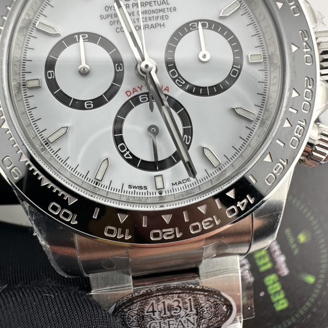 Clean廠勞力士地通拿m126500ln-0001熊貓地4131實拍